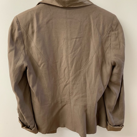 Tabitha Blazer Jacket Brown Tan Size 6 - Picture 5 of 7